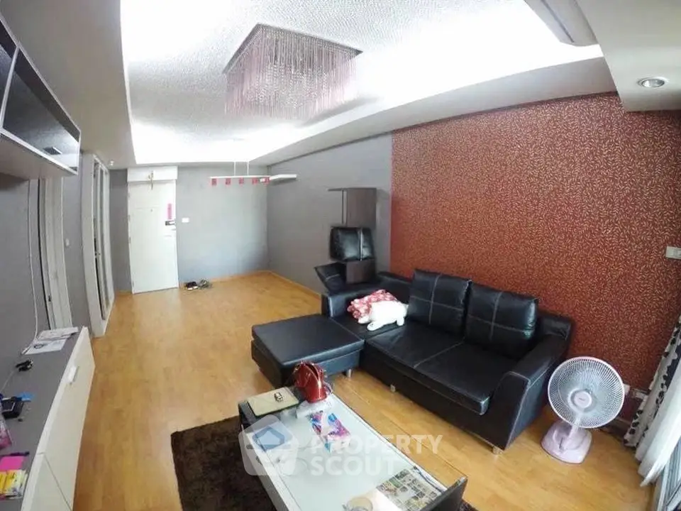 Modern living room with stylish decor and comfortable seating