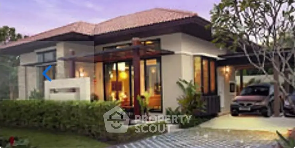Charming single-story home with lush garden and modern design