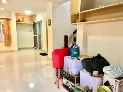 Spacious interior with modern decor and ample storage space, ideal for comfortable living.