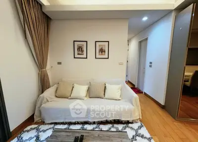 Cozy living room with stylish decor and comfortable seating