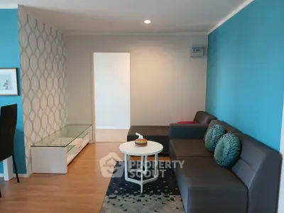 Modern living room with stylish decor and comfortable seating