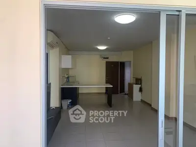 Spacious open-plan kitchen and living area with modern design