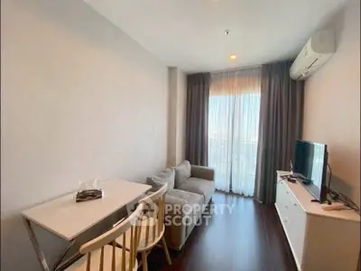 Cozy living room with modern furniture and natural light