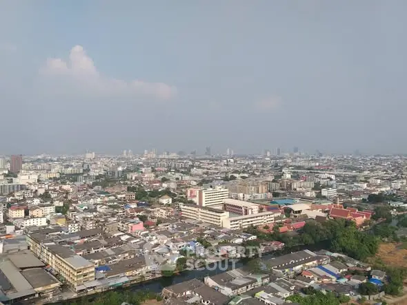 Stunning panoramic cityscape view showcasing urban architecture and skyline.