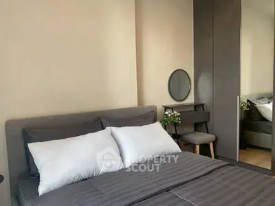 Cozy bedroom with modern decor and stylish furniture