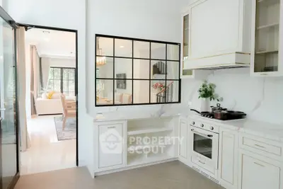 Modern kitchen with open layout and elegant design