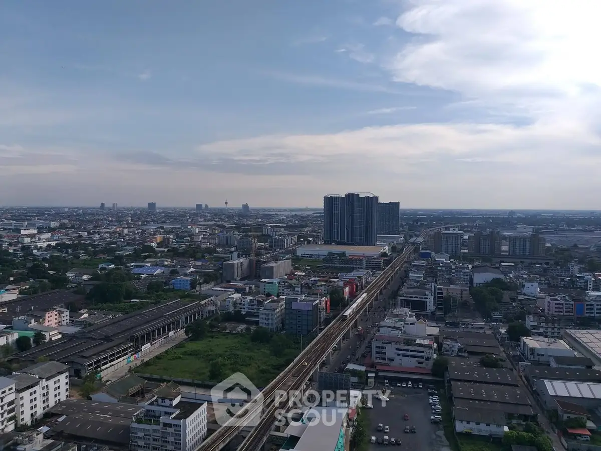 Stunning cityscape view showcasing urban skyline and infrastructure
