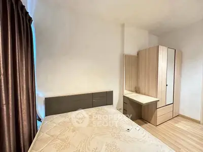 Cozy bedroom with modern furniture and natural light