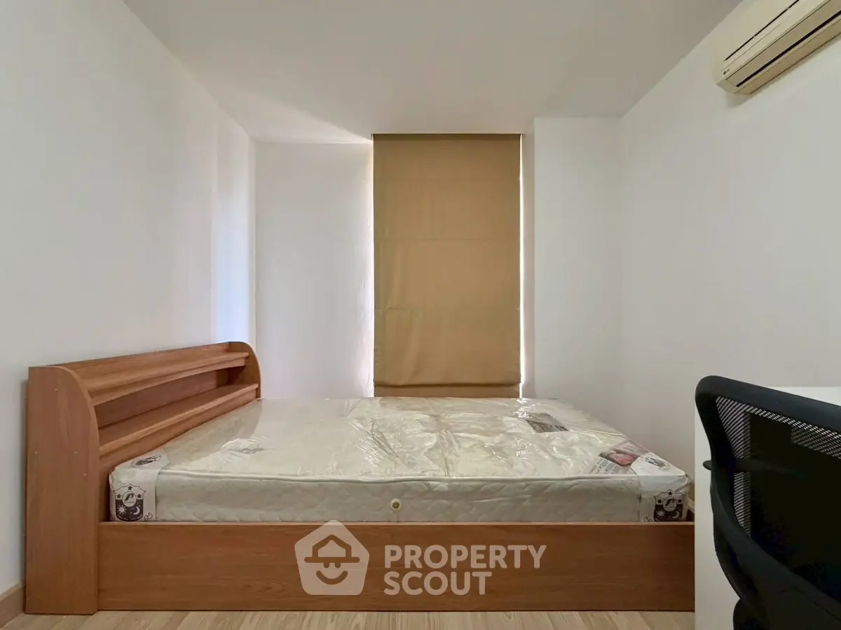 Cozy bedroom with minimalist design and natural light