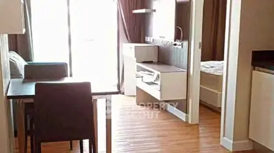 Modern apartment interior with open layout and stylish furnishings