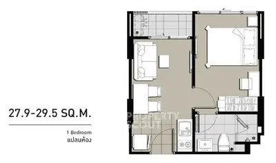  1 Bedroom Condo at Metroluxe Ratchada-2