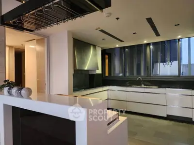 Luxurious modern kitchen with sleek cabinetry and open layout design