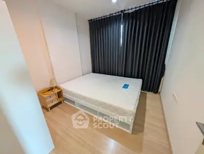 Cozy bedroom with minimalist design and natural light