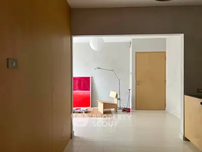 Modern minimalist interior with sleek design and natural light