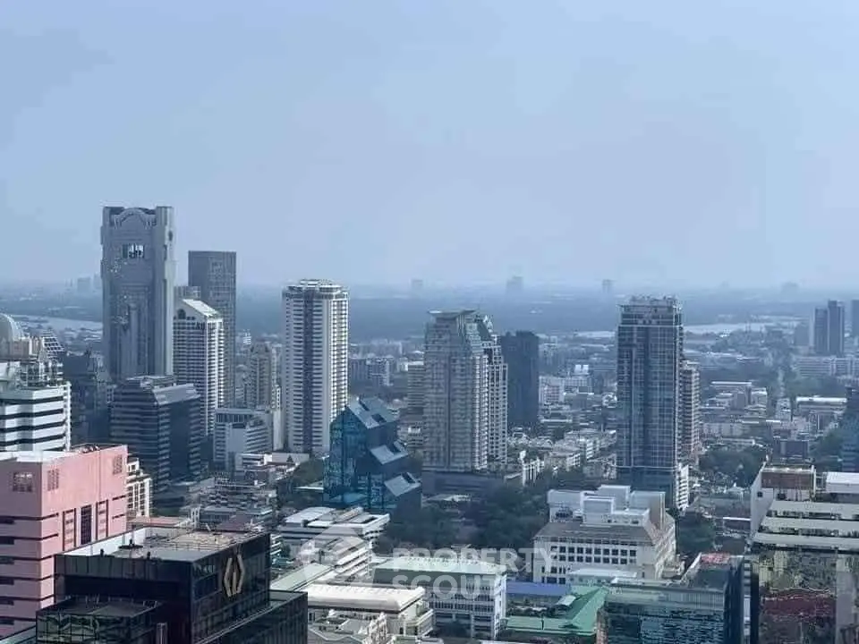 Stunning cityscape view showcasing modern skyscrapers and urban skyline, perfect for real estate investment.