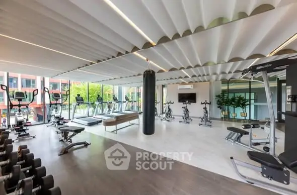 Modern gym with state-of-the-art equipment and stylish design