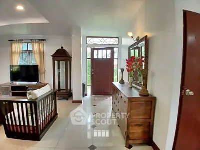 Charming living room with elegant furniture and natural light