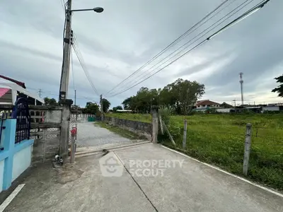 Spacious plot of land with potential for development in a serene neighborhood.