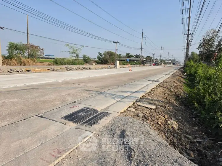 Expansive road construction showcasing infrastructure development potential.