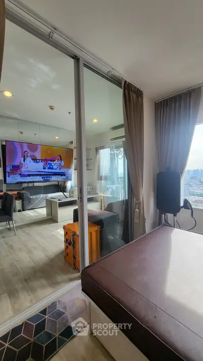 Modern apartment with city view and stylish interior design