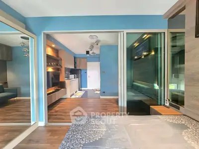 Modern studio apartment with open layout and stylish decor