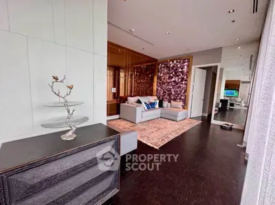 Luxurious living room with modern decor and elegant design