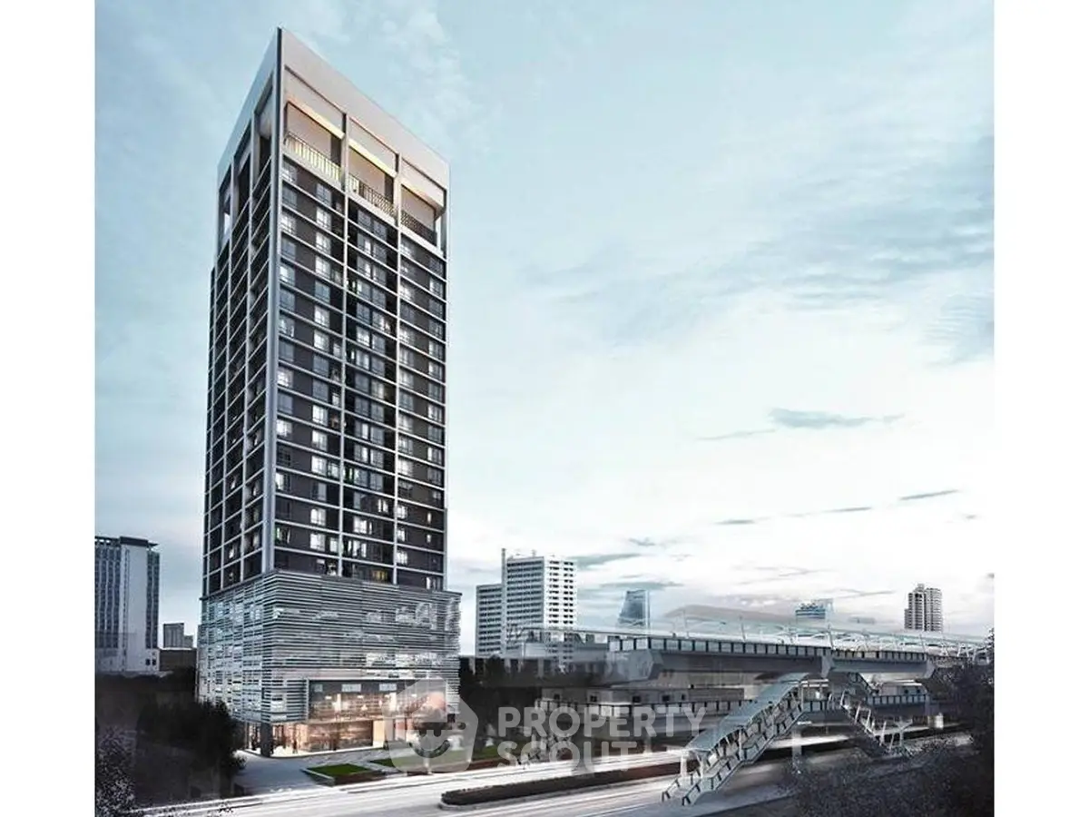 Stunning modern high-rise building with panoramic city views and sleek architectural design.