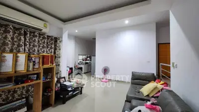 Spacious living room with modern decor and open layout