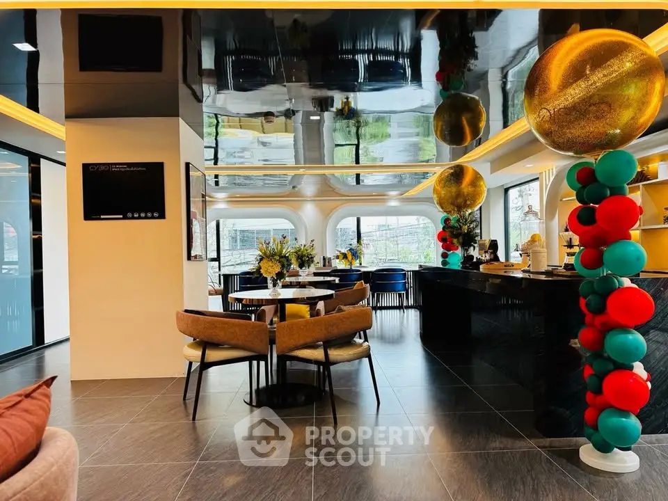 Luxurious modern living room with elegant decor and stylish furniture