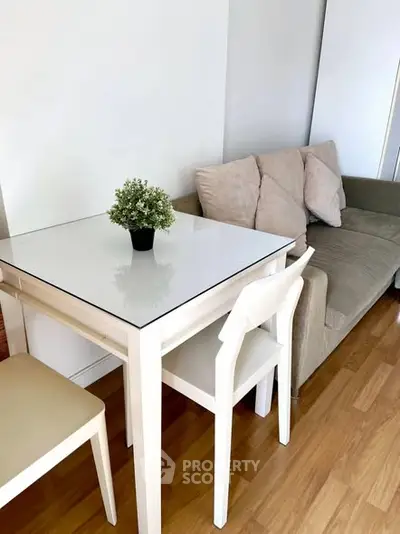 Cozy living room with modern furniture and stylish decor