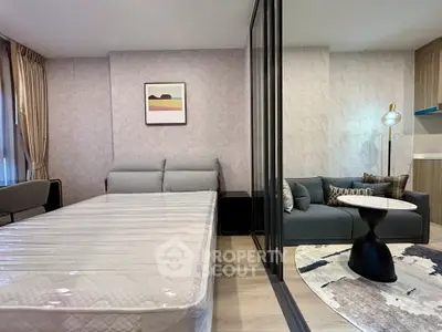 Modern studio apartment with stylish decor and cozy furnishings