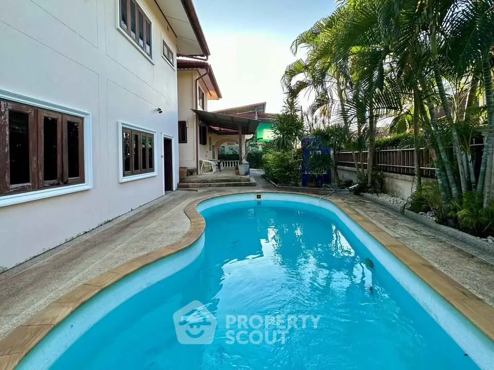Stunning tropical home with private pool and lush garden, perfect for relaxation and entertaining.