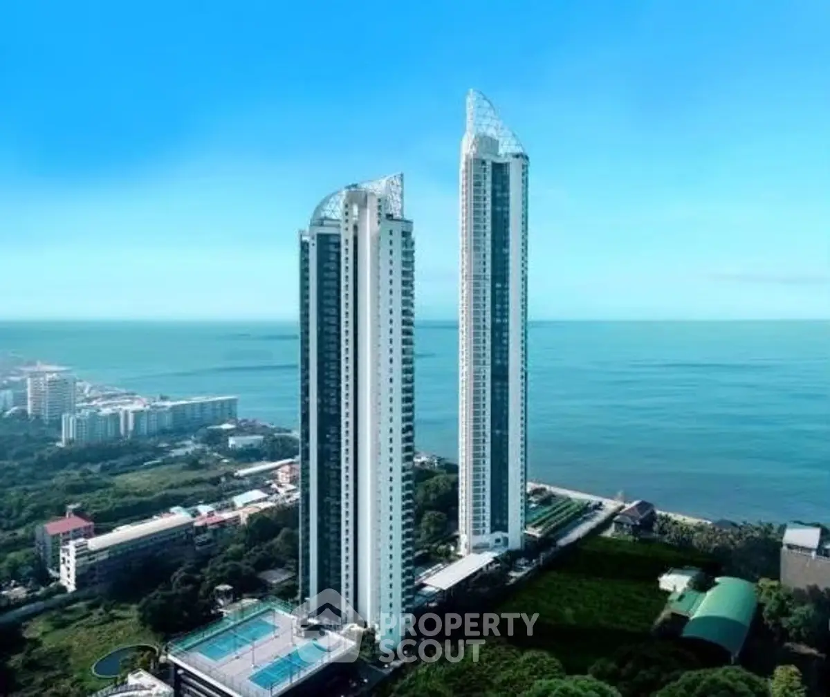 Stunning oceanfront high-rise buildings with panoramic sea views and luxury amenities.
