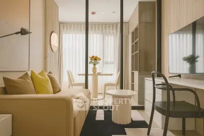 Stylish modern living room with cozy seating and elegant decor