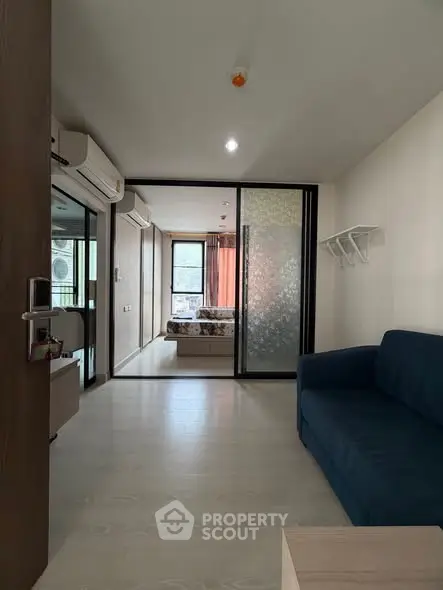 Modern apartment interior with open layout and stylish furnishings