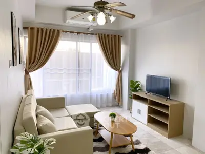 Bright and cozy living room with modern decor and natural light