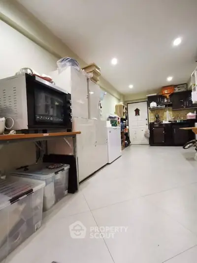 Modern kitchen with sleek design and open layout