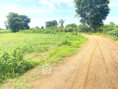 Scenic rural land with lush greenery and dirt road, perfect for development or agriculture.