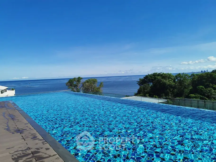Stunning infinity pool with breathtaking ocean view, perfect for luxury living.