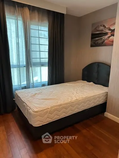 Cozy bedroom with elegant decor and natural light