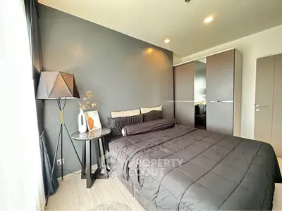 Modern bedroom with sleek design and stylish decor