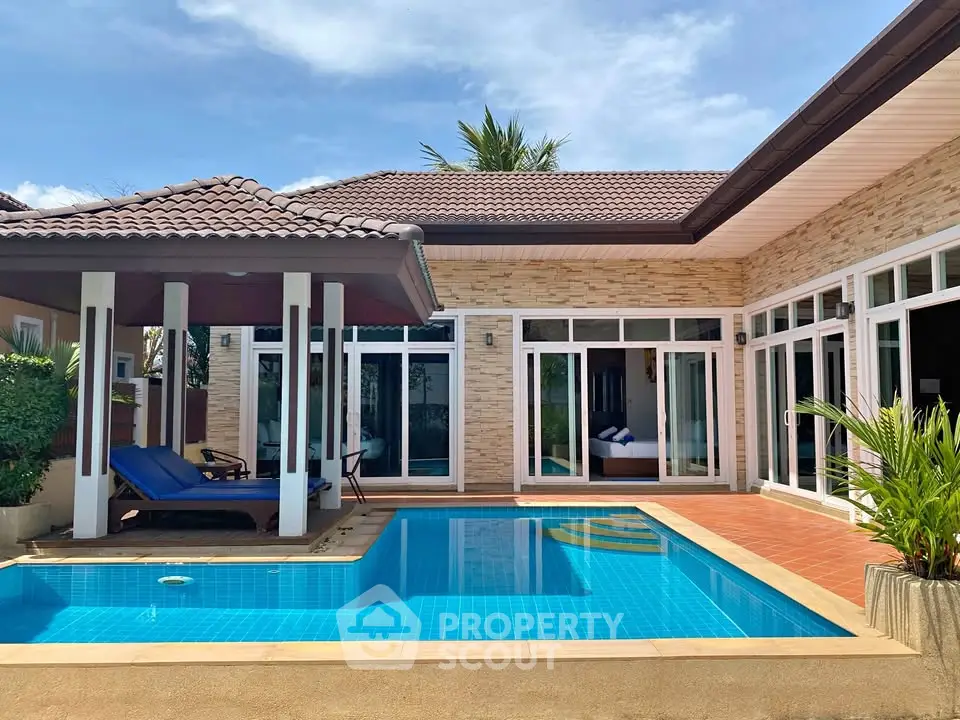 Luxurious villa with private pool and modern architecture, perfect for tropical living.