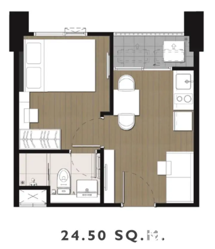  1 Bedroom Condo at The Privacy Thaphra Interchange-1