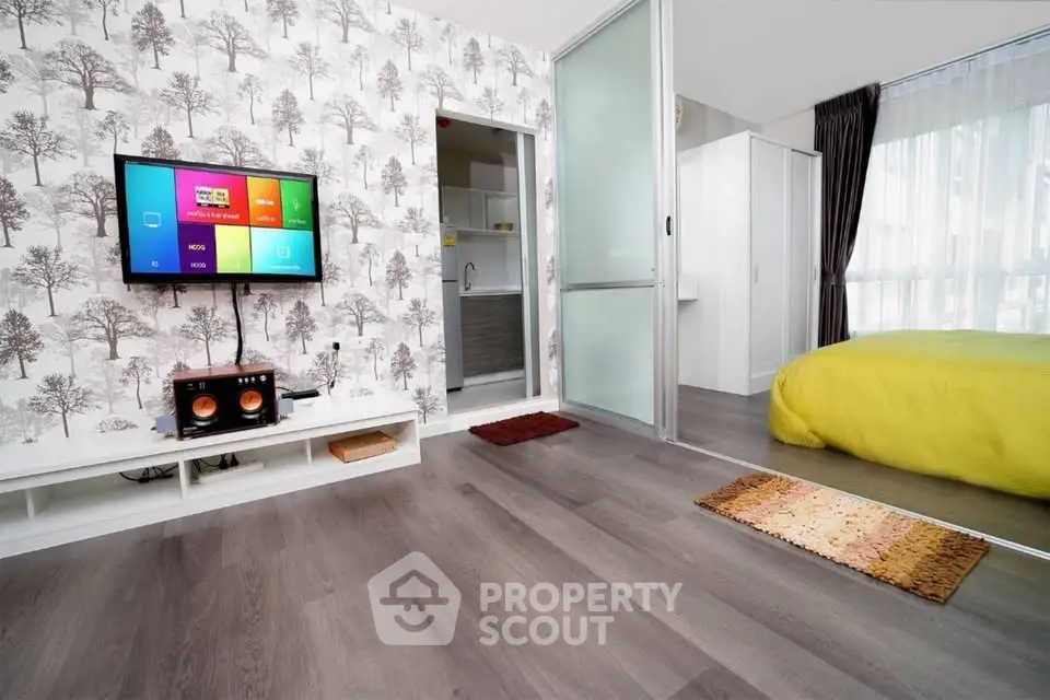 Modern apartment interior with open layout and stylish decor