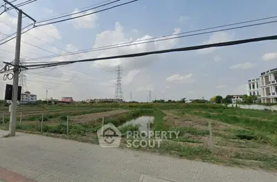 Vacant land plot with potential for development in a suburban area