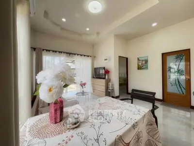 Charming living room with elegant decor and natural light