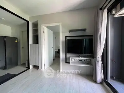 Modern apartment interior with sleek design and natural light