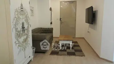 Charming living room with elegant decor and cozy seating area