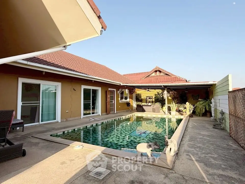 Charming villa with private pool and spacious patio, perfect for relaxation and outdoor entertainment.