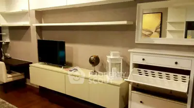 Stylish modern living room with sleek furniture and elegant decor